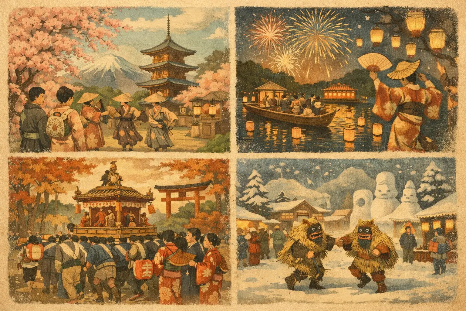 Japan Festival Calendar 2026 by Season