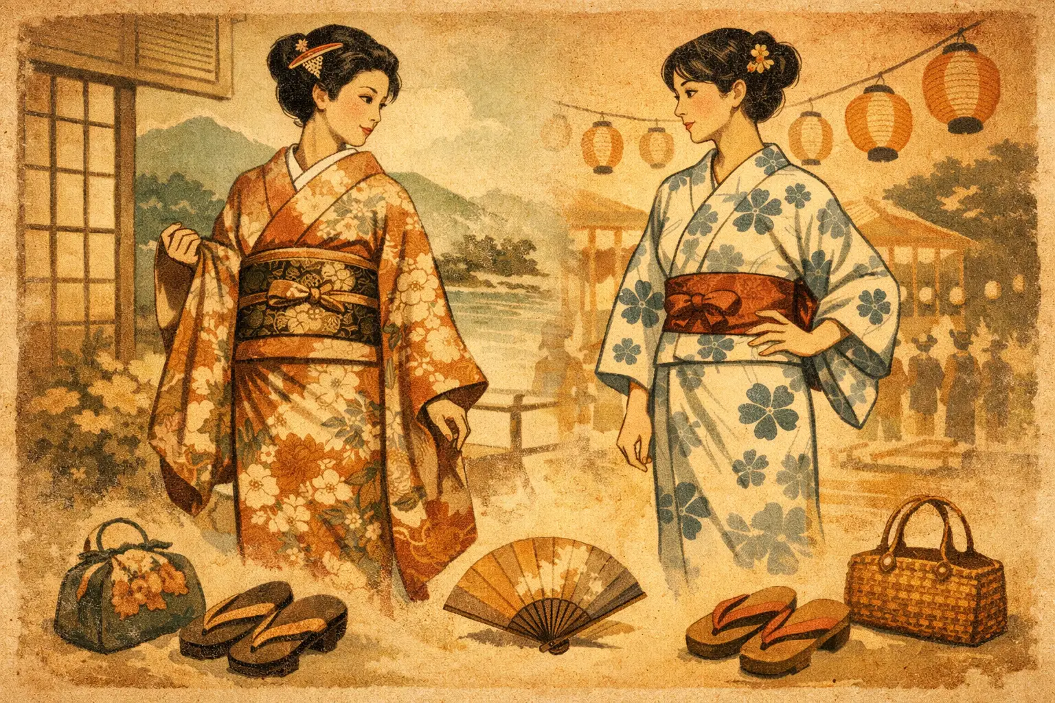 Kimono vs Yukata Differences Explained