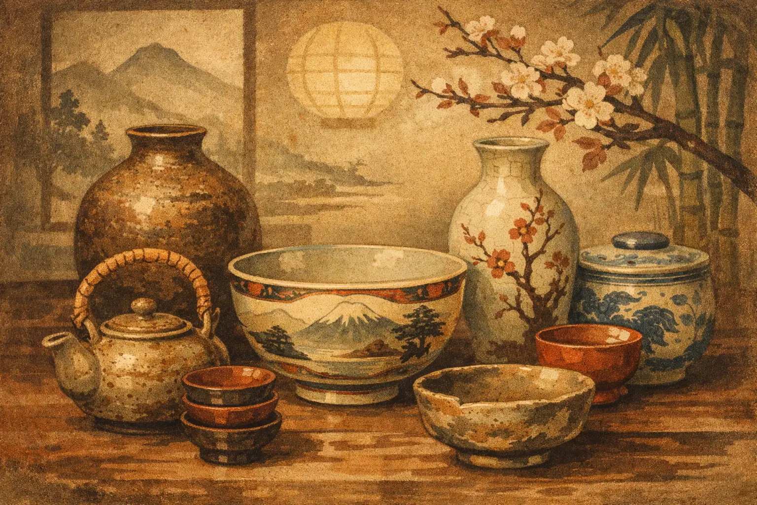 Japanese Pottery Styles Guide for Collectors