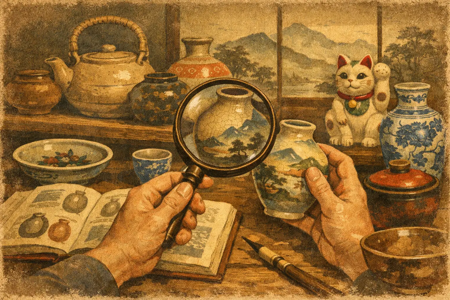 How to Identify Japanese Pottery at Home